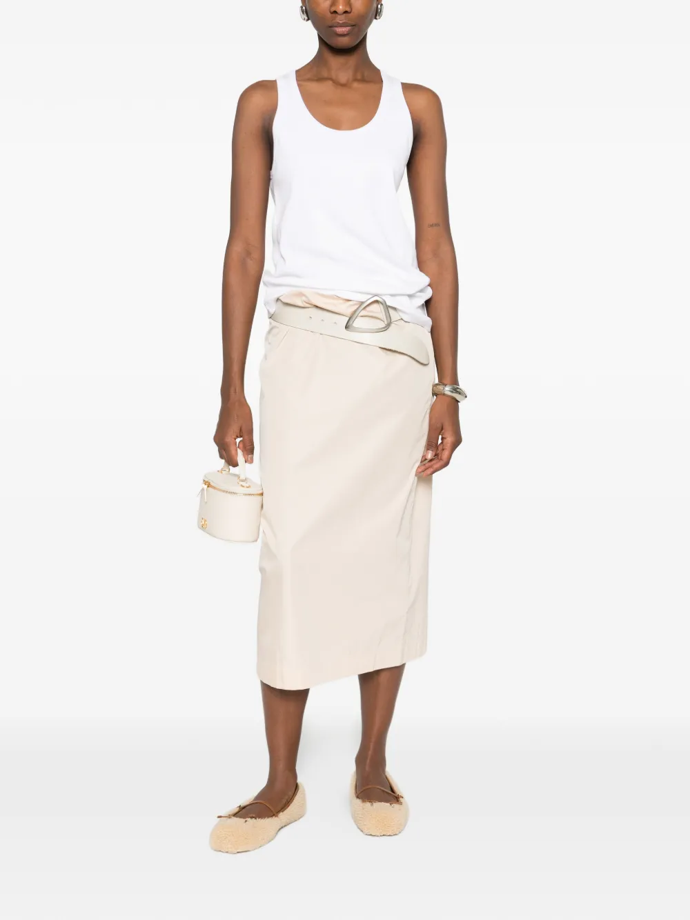  Nº21 Jersey Tank - White 