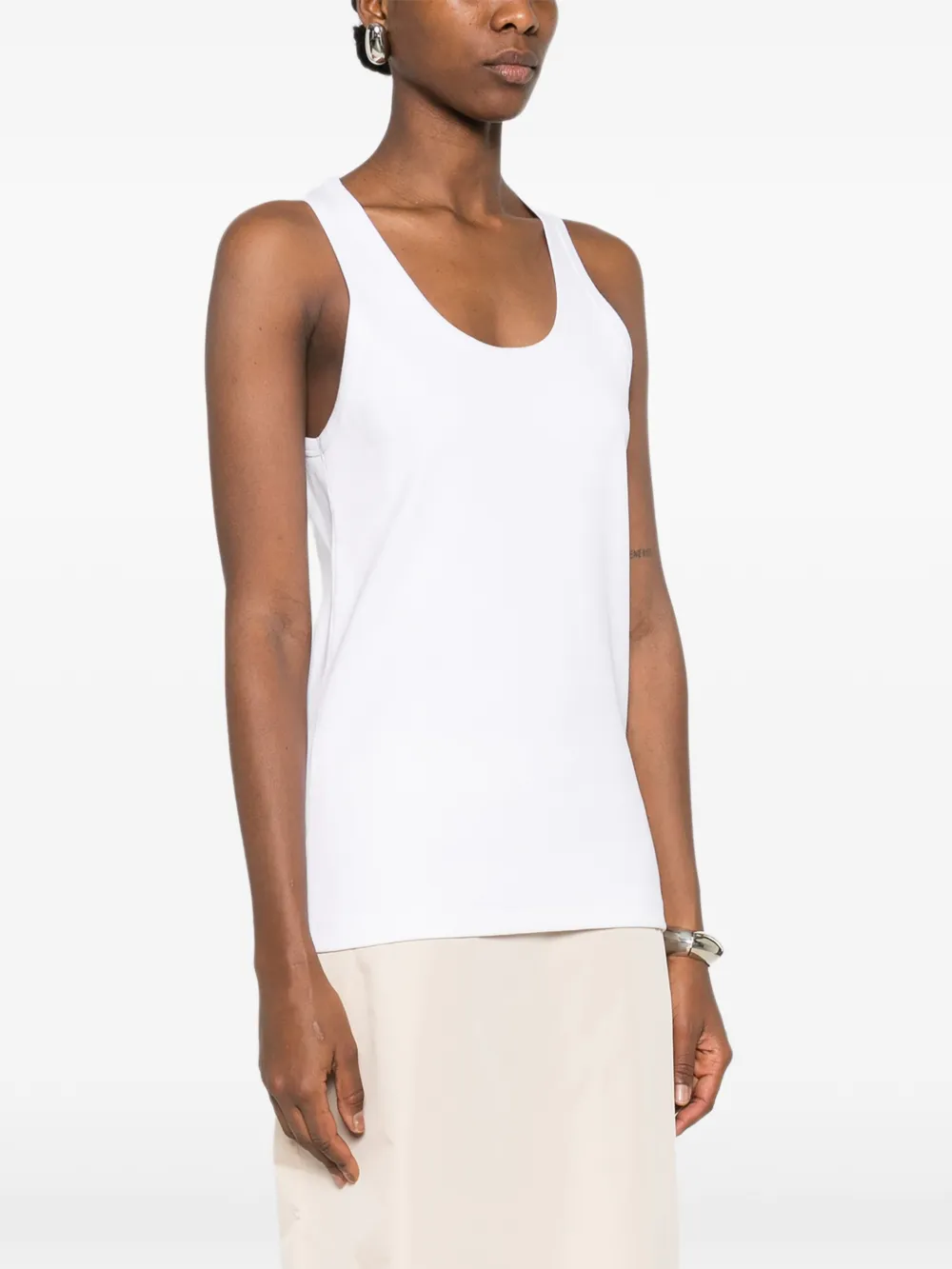  Nº21 Jersey Tank - White 