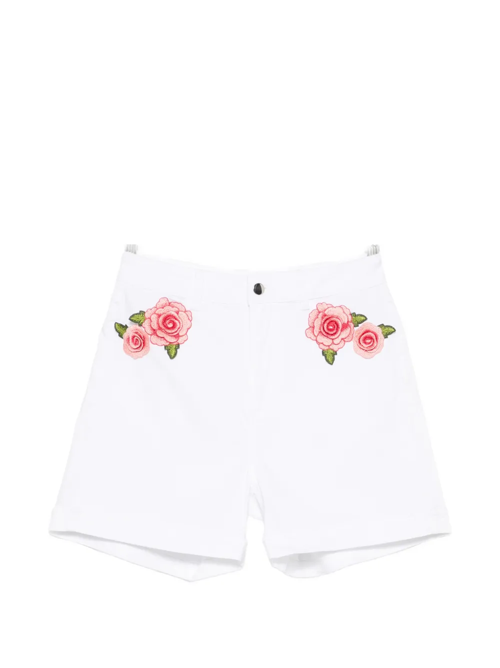 Blugirl floral-patch shorts - Bianco