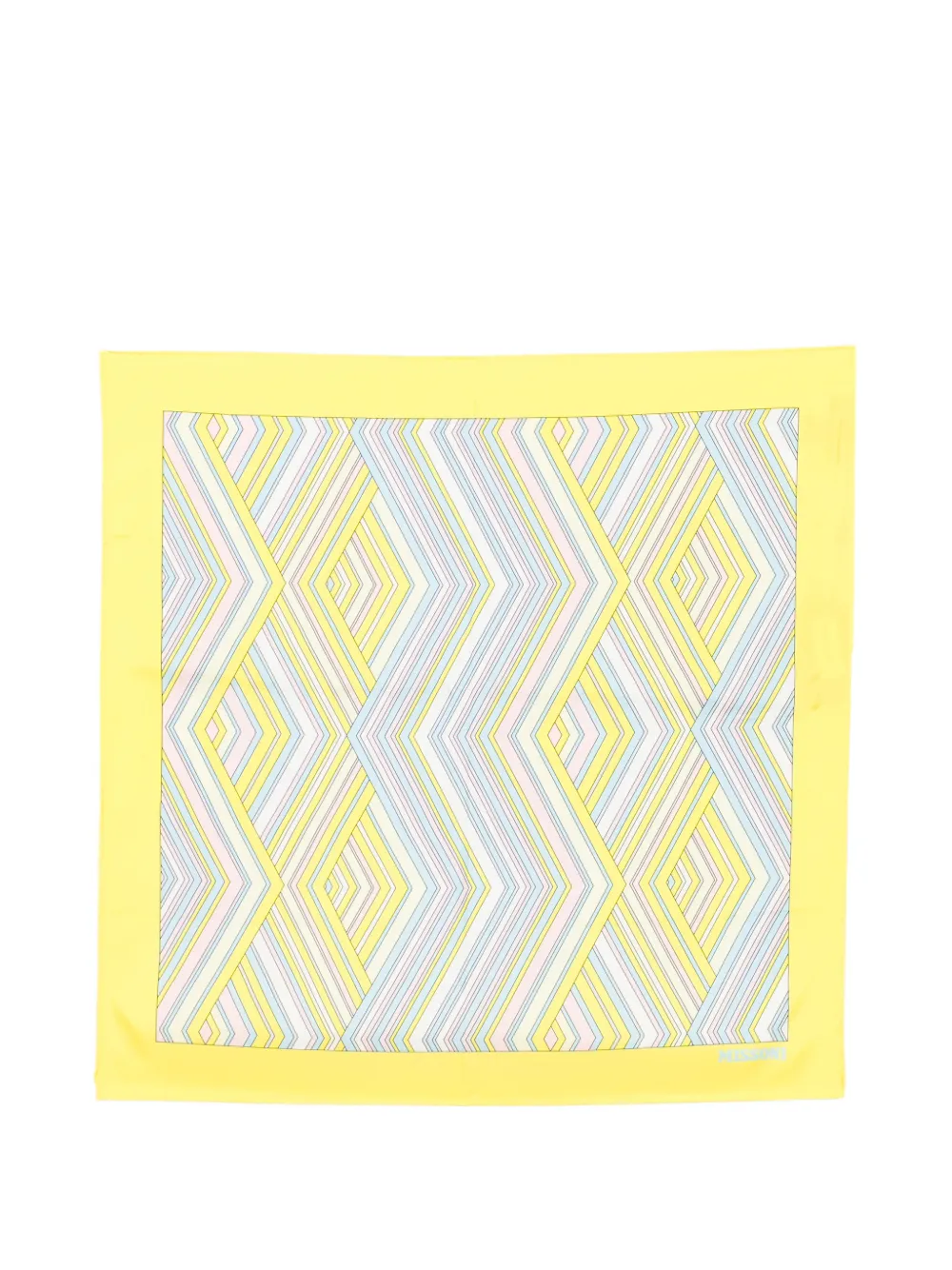 Missoni zigzag-print scarf - Gelb