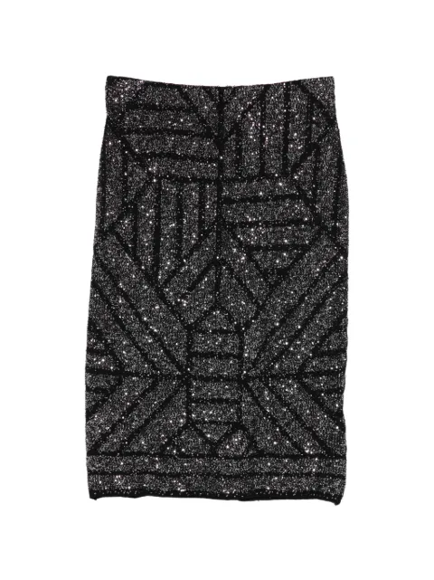 Circus Hotel geometric sequin skirt