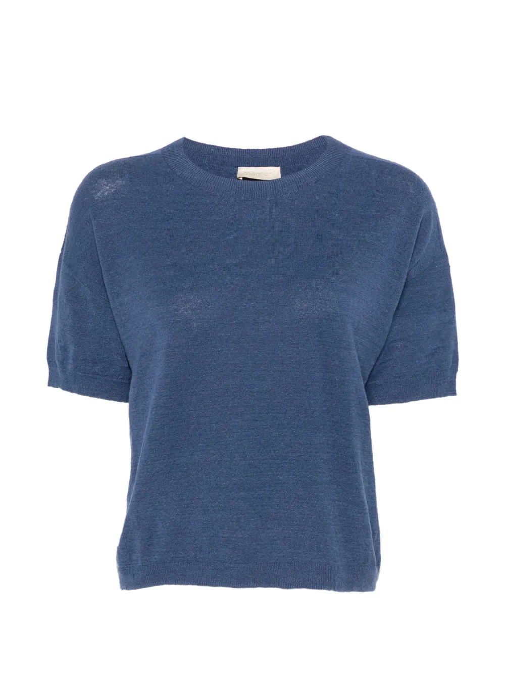 MOMONÌ Jacinto short-sleeve crew-neck T-shirt - Blau