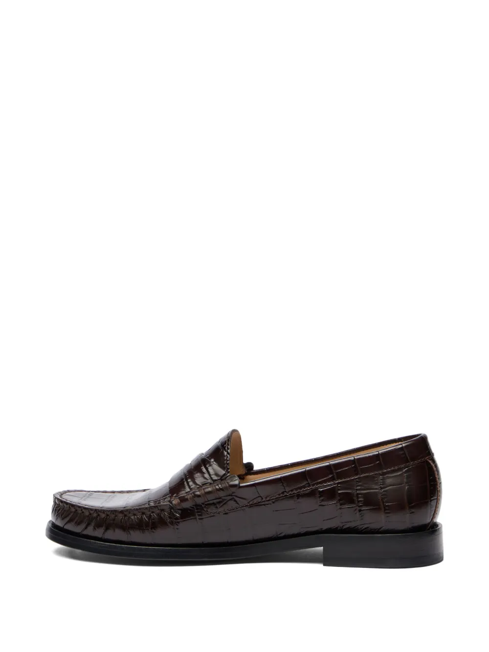 Stuart Weitzman Lottie Loafers In Brown