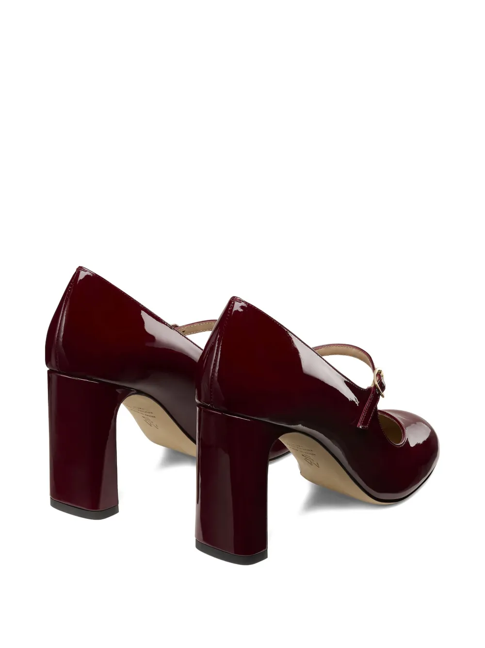 Stuart Weitzman 85 mm Babette Mary Jane pumps Rood