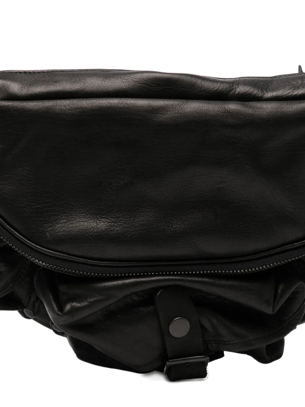 Yohji Yamamoto 3 Pin schoudertas Zwart