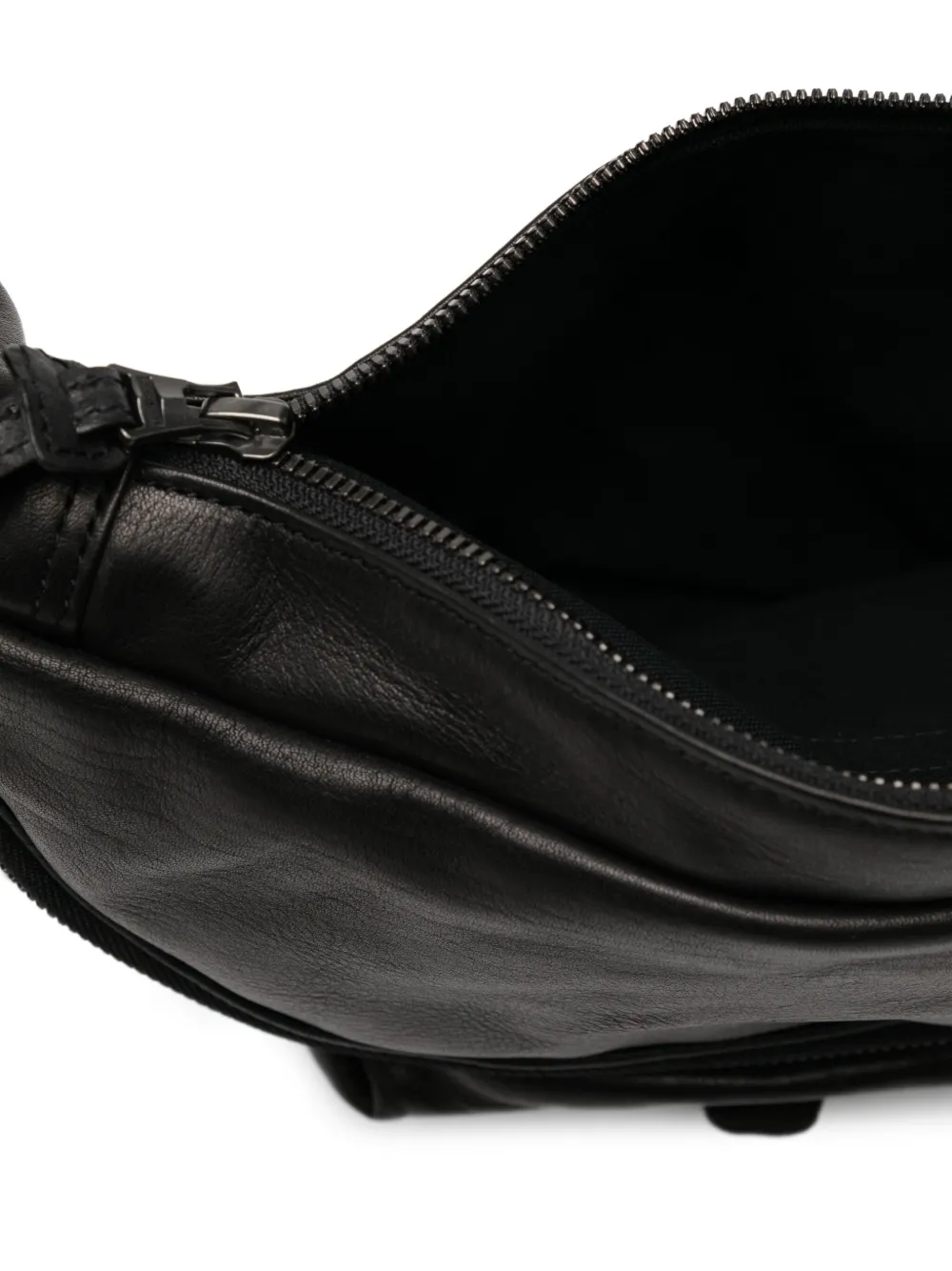 Yohji Yamamoto 3 Pin schoudertas Zwart