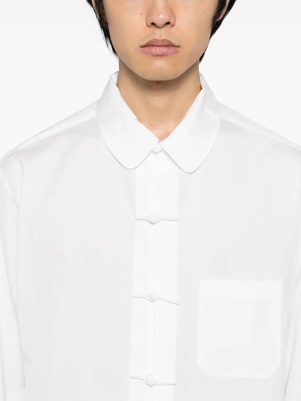 Yohji Yamamoto Button-up overhemd Wit