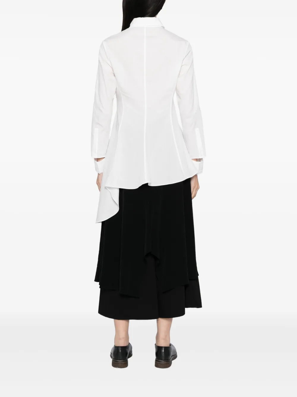 Yohji Yamamoto Asymmetrisch blouse Beige