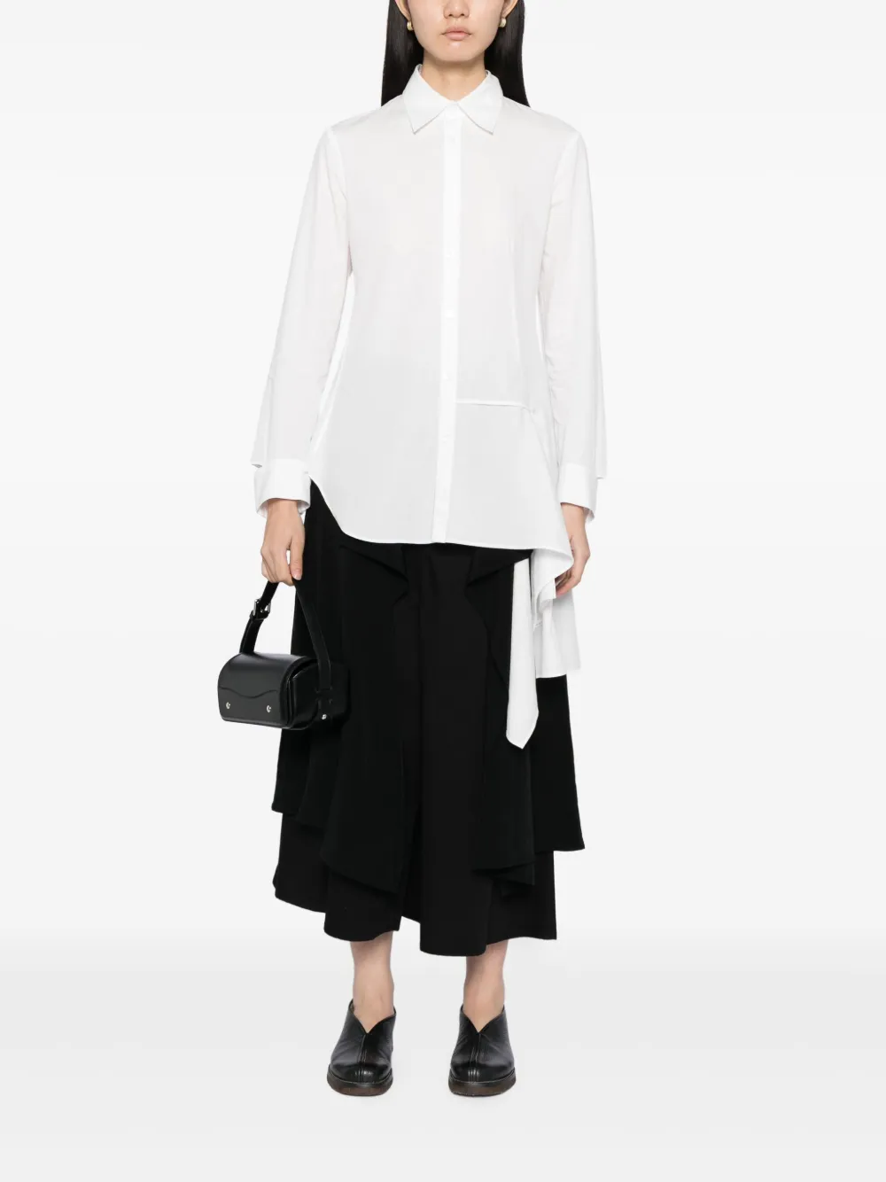 Yohji Yamamoto camisa con paneles asimétricos | Camisas | Image 2