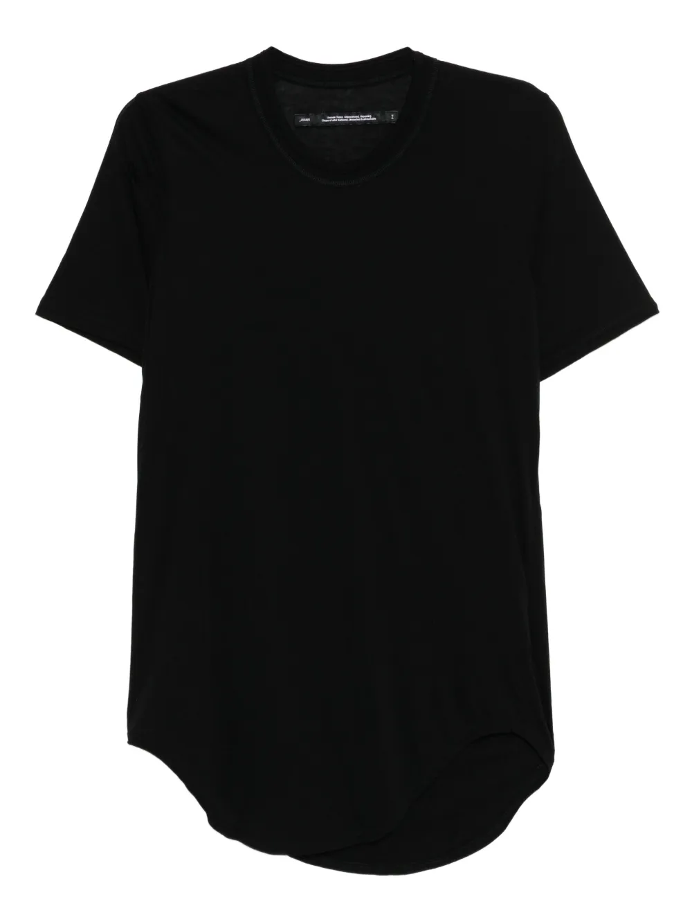 Julius playera con dobladillo redondo | negro | Image 1