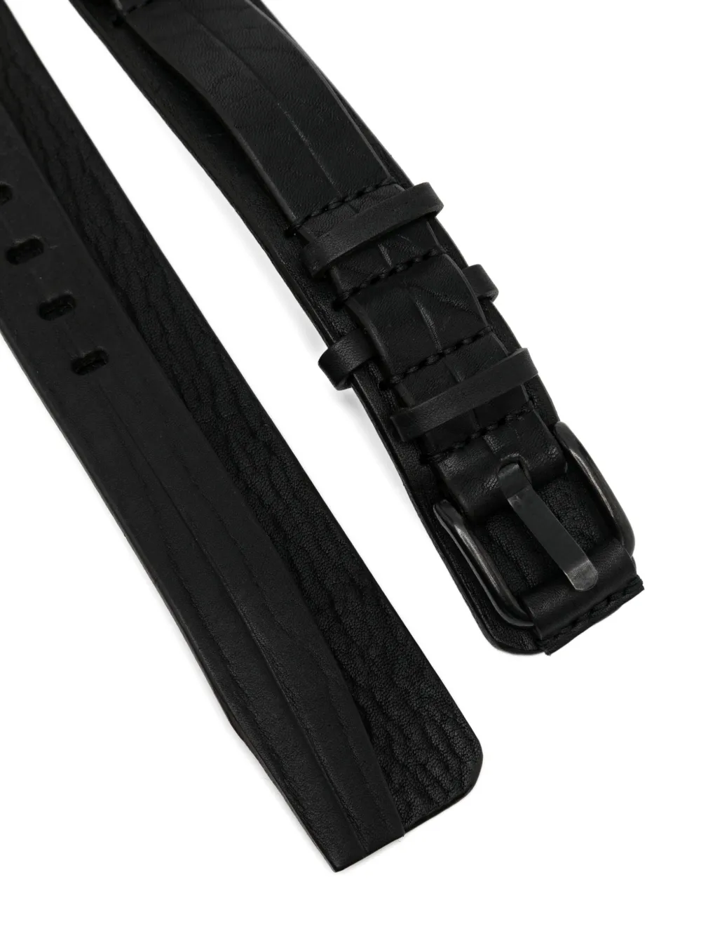 Julius Leather Belt In Black