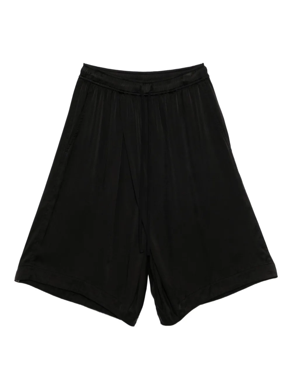 Julius drawstring drop-crotch shorts | Black | Image 1