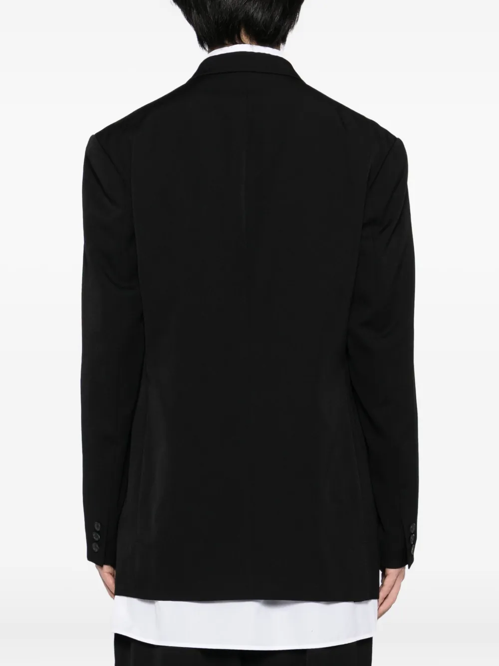 Yohji Yamamoto Single Breasted Blazer In Black