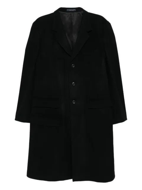 Yohji Yamamoto wool gabardine coat