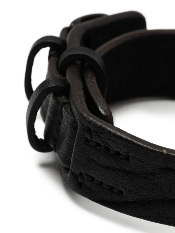 Julius buckle-fastening Bracelet | Black | FARFETCH LB