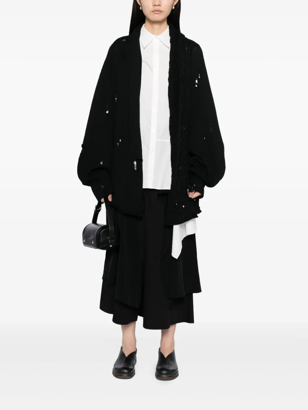 Yohji Yamamoto distressed cardigan | Cardigans | Image 2