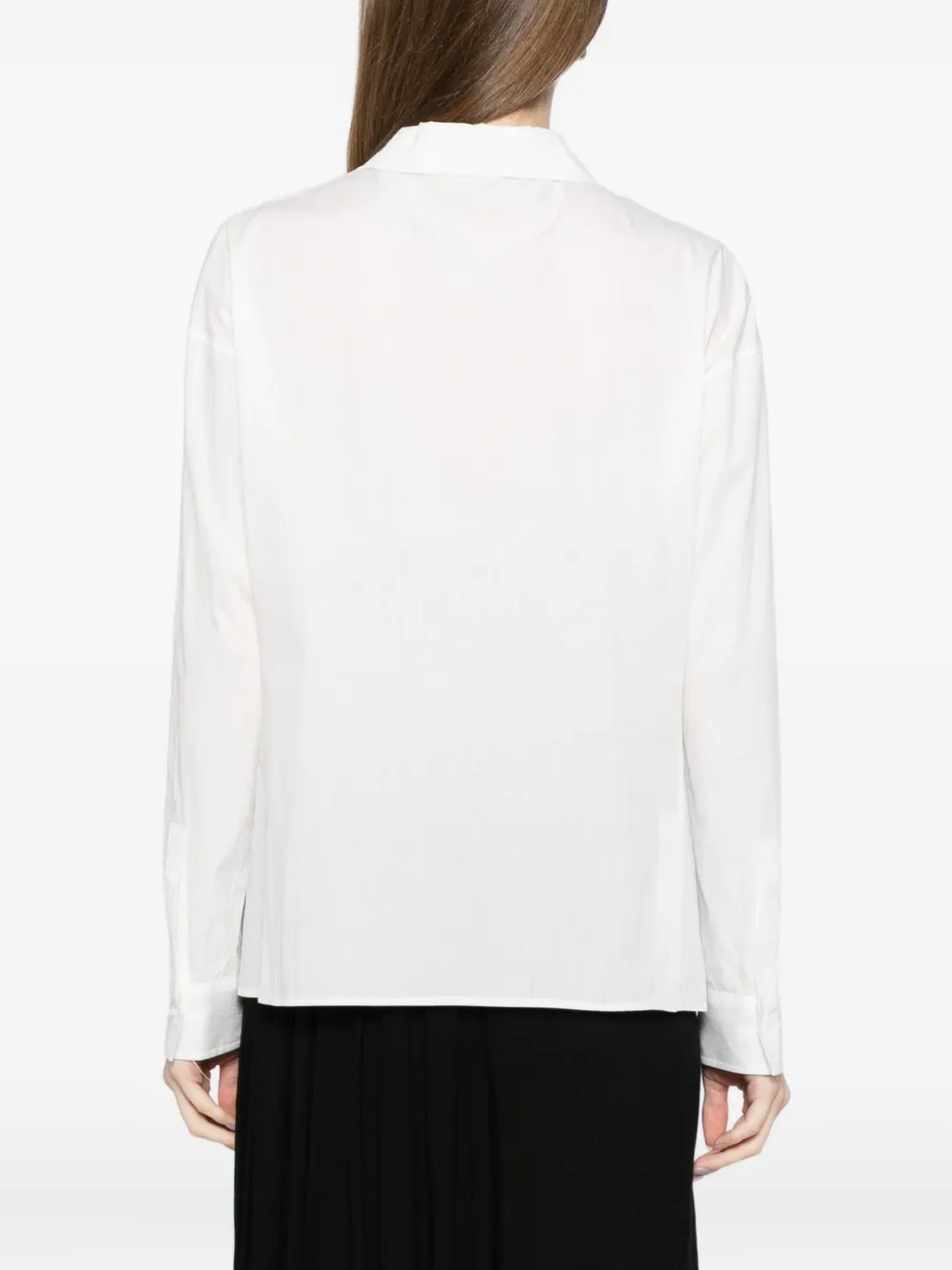 Yohji Yamamoto Blouse met vlakken Wit