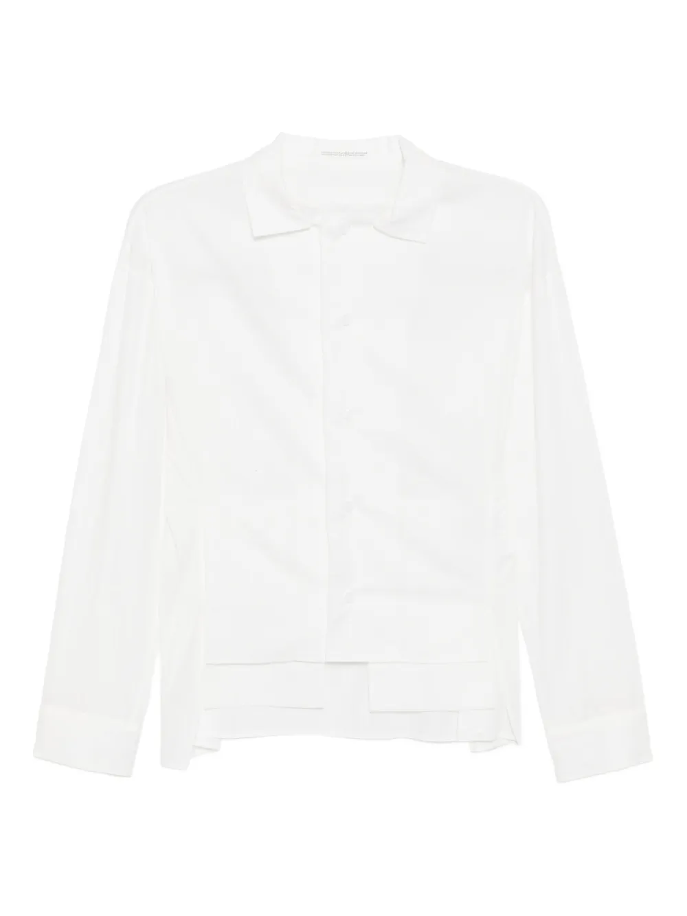 Yohji Yamamoto camisa con paneles | blanco | Image 1