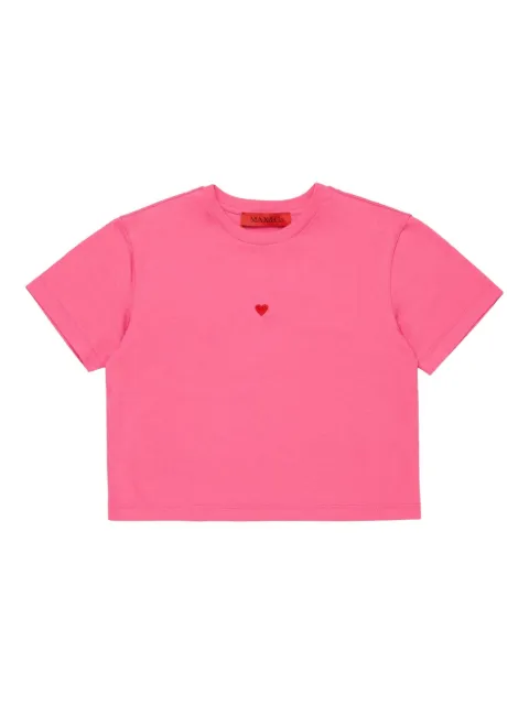 MAX&Co. Kids playera con motivo de corazón