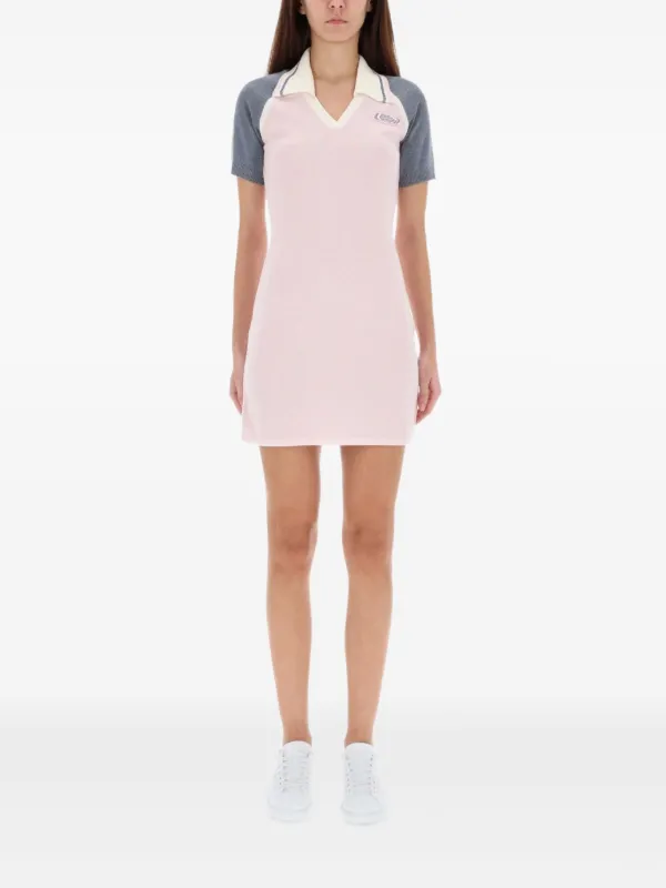 casablanca pleated mini dress Casablanca Black Pleated Minidress Casablanca