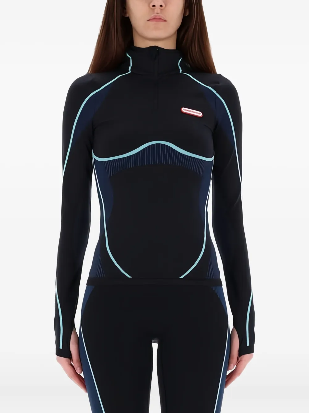 Casablanca zip top - Blu