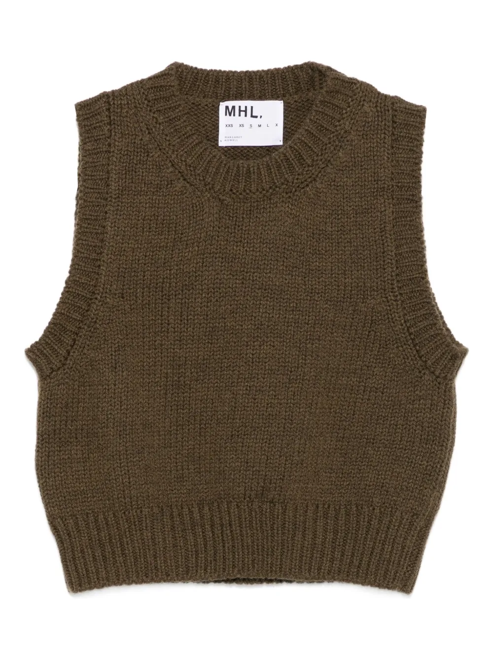 Mhl By Margaret Howell ラウンドネック タンクトップ - ブラウン Mhl By Margaret Howell ラウンドネック タンクトップ - ブラウン