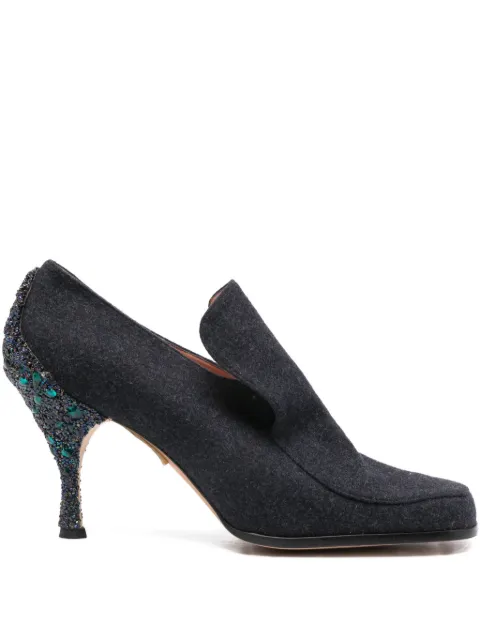 Romeo Gigli Pre-Owned zapatillas con detalles de cristal 1990