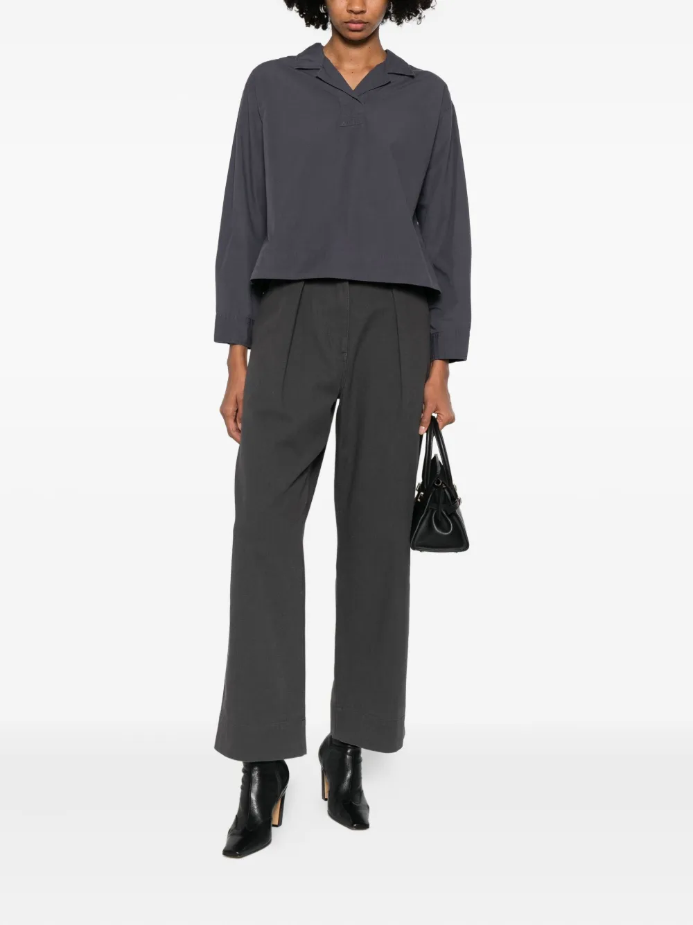 Mhl By Margaret Howell notched-collar blouse | Blouses | Image 2