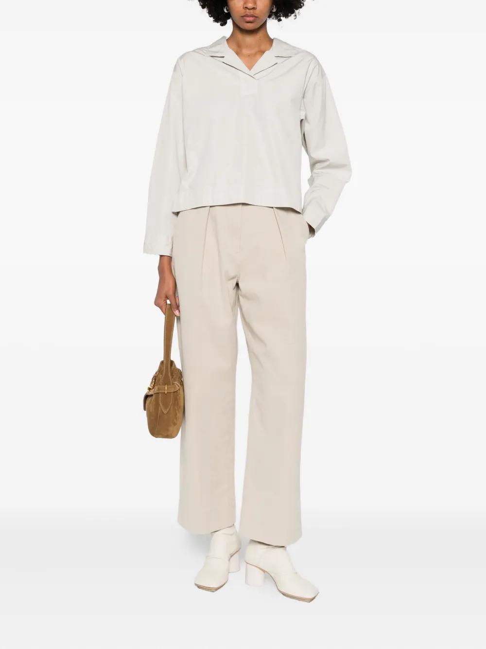 Mhl By Margaret Howell notched-collar blouse | Blouses | Image 2