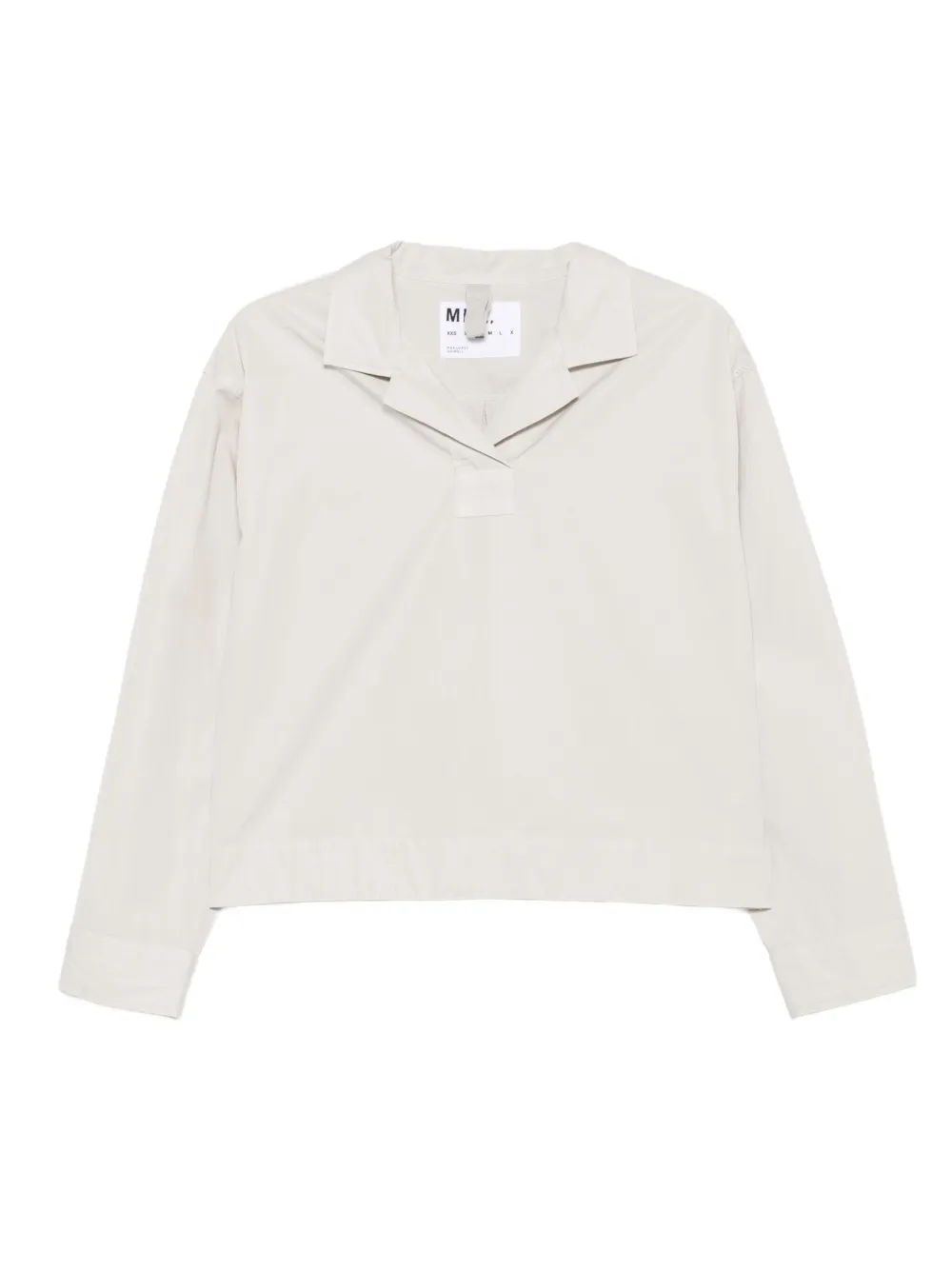 Mhl By Margaret Howell notched-collar blouse | Neutrals | Image 1