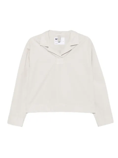 Mhl By Margaret Howell notched-collar blouse