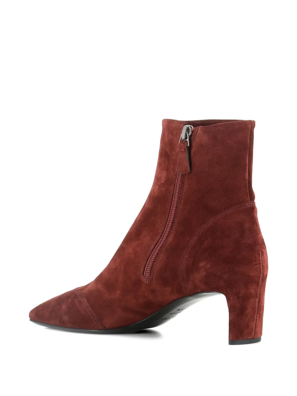 Del Carlo 55mm suede boots Rood