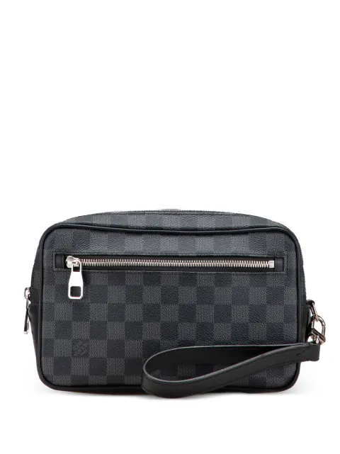 Louis Vuitton Pre-Owned شنطة كلاتش 'دامييه غرافيت كاساي' 2018