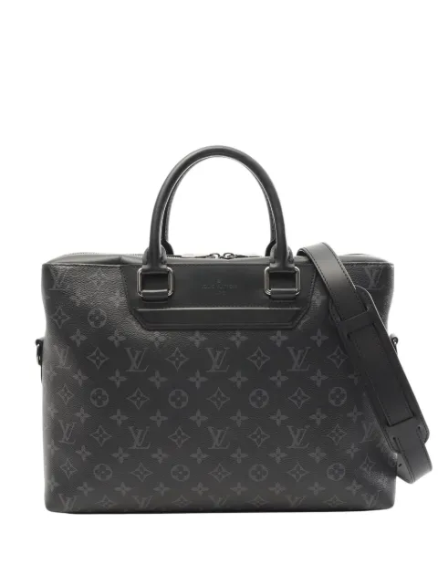 Louis Vuitton Pre-Owned 2018 Monogram Eclipse Odyssey Briefcase business bag