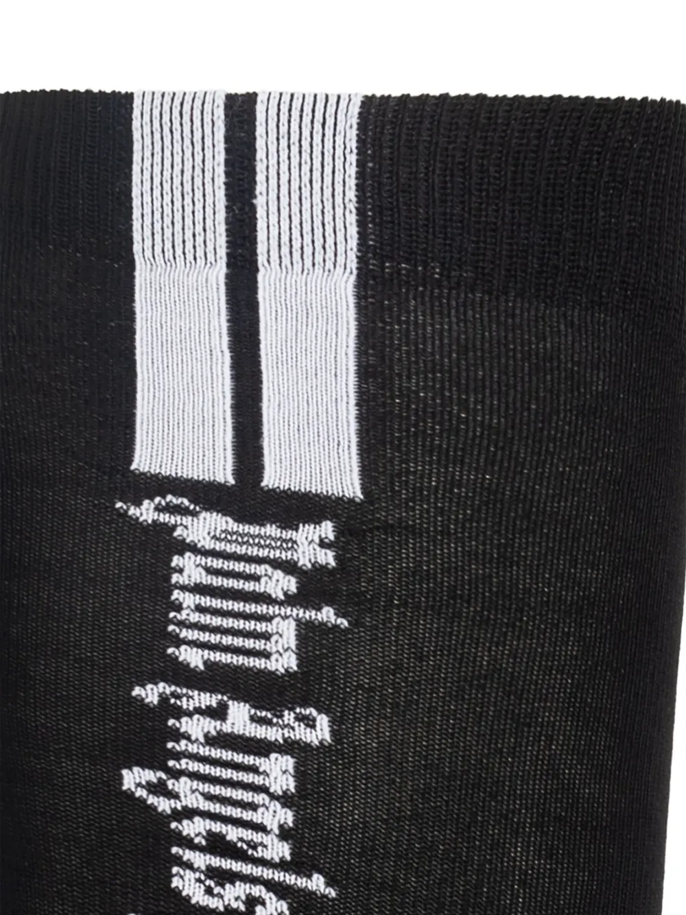 Palm Angels Gestreepte sokken Zwart