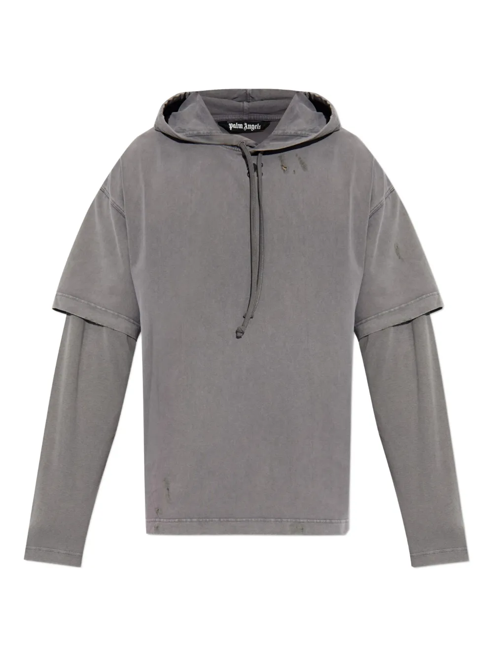 Palm Angels hoodie con diseño a capas | gris | Image 1
