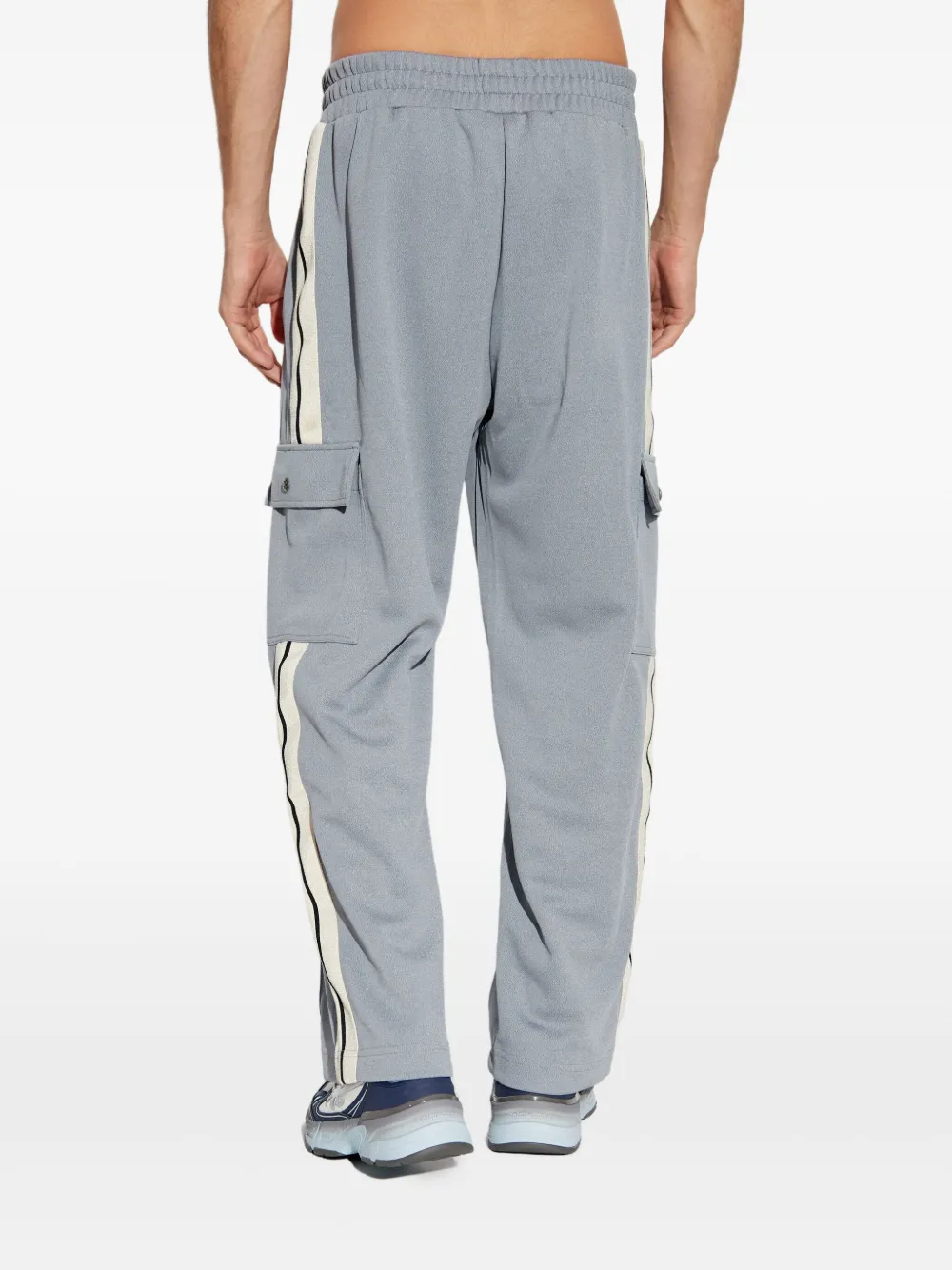 Palm Angels Trainingsbroek met streep Grijs