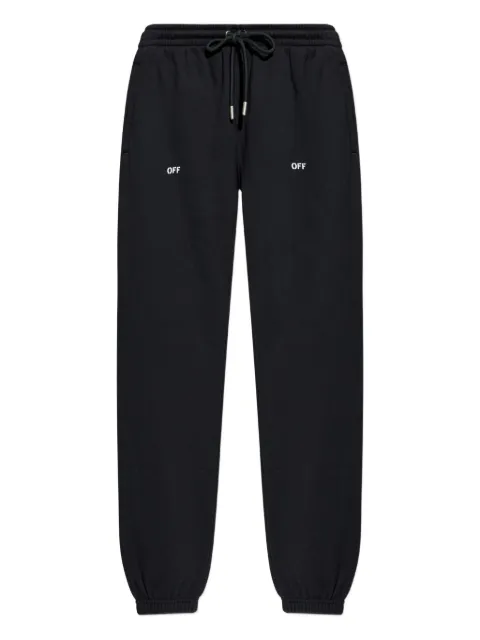 Off-White Stencil Arrow drawstring track pants