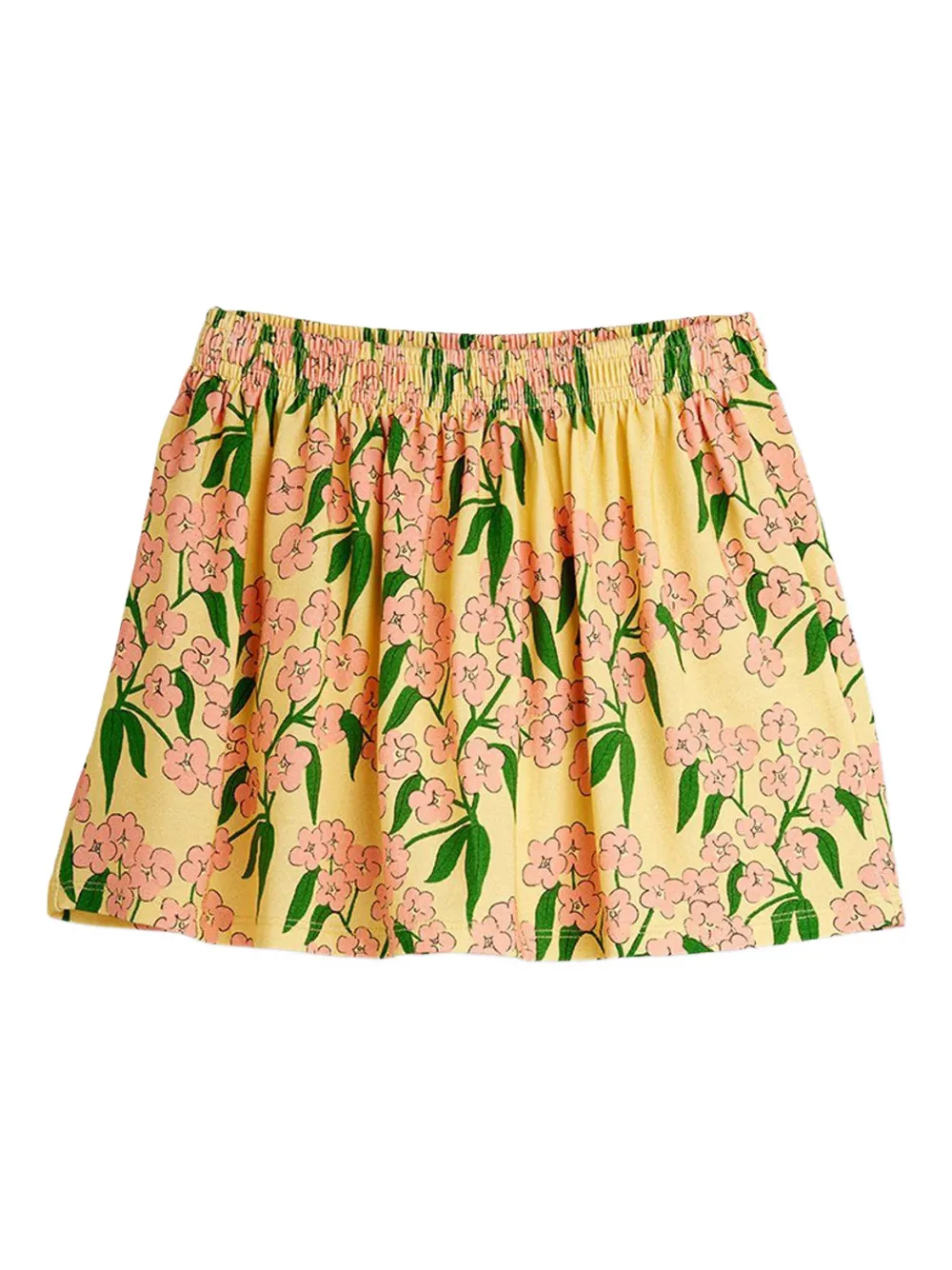 Mini Rodini falda elástica con estampado floral | amarillo | Image 1