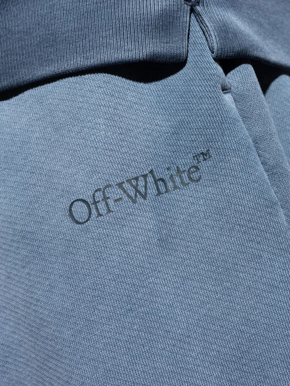 Off-White Trainingsbroek met trekkoord Blauw
