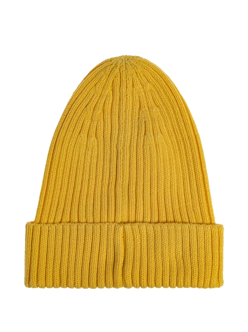 Mini Rodini ribbed beanie hat - Geel