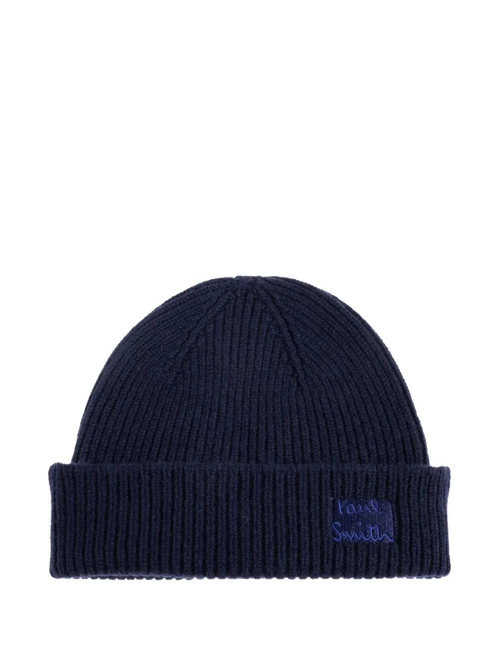 Paul Smith logo-embroidered beanie hat | Blue | Image 1