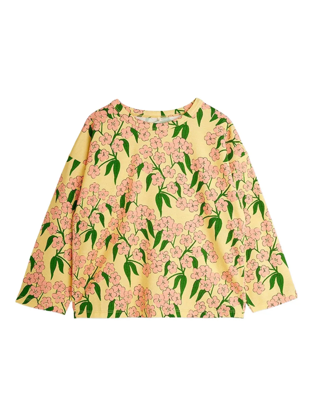 Mini Rodini floral top | Yellow | Image 1