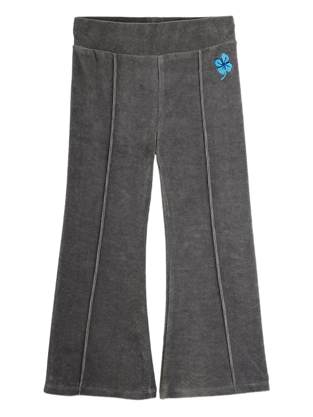 Mini Rodini Calça com aplicação floral | Cinza | Image 1