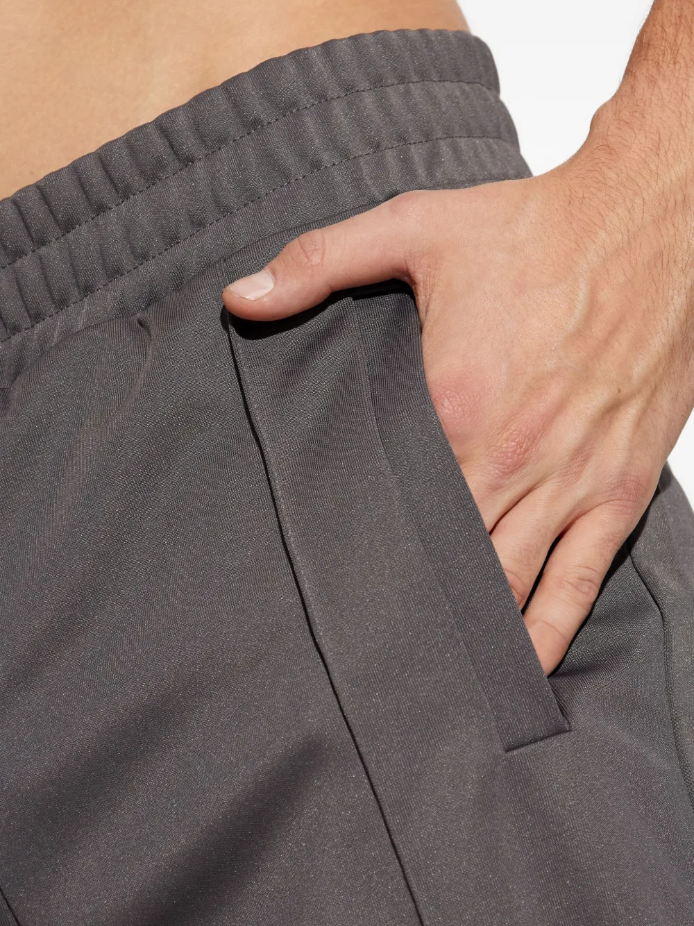 Palm Angels Trainingsbroek met elastisch vlak Grijs