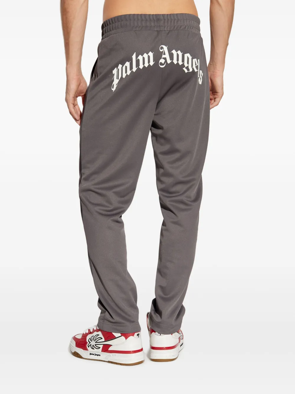 Palm Angels Trainingsbroek met elastisch vlak Grijs