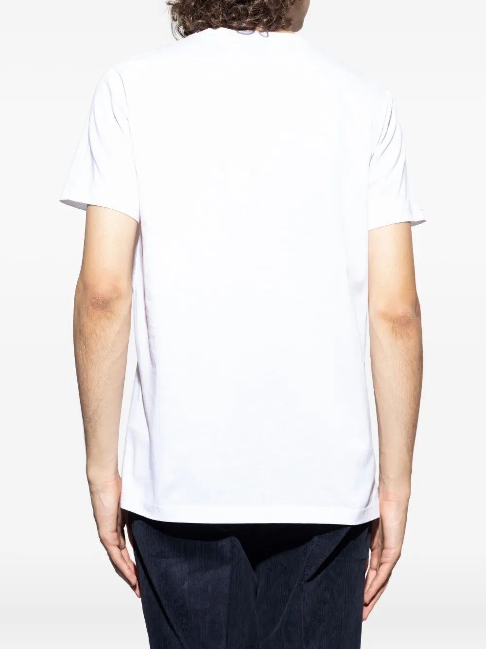 Ps By Paul Smith Zebra Print T-shirt In White