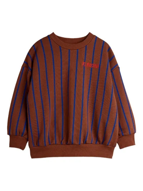 Mini Rodini striped embroidered top