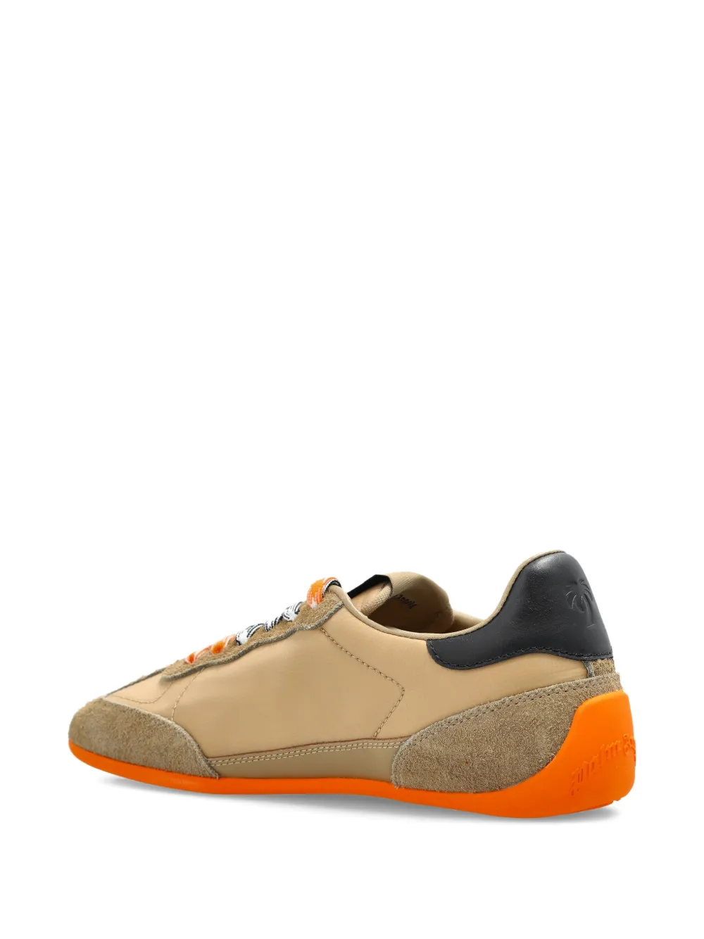 Palm Angels Palm Tree Appliqué Sneakers In Neutral