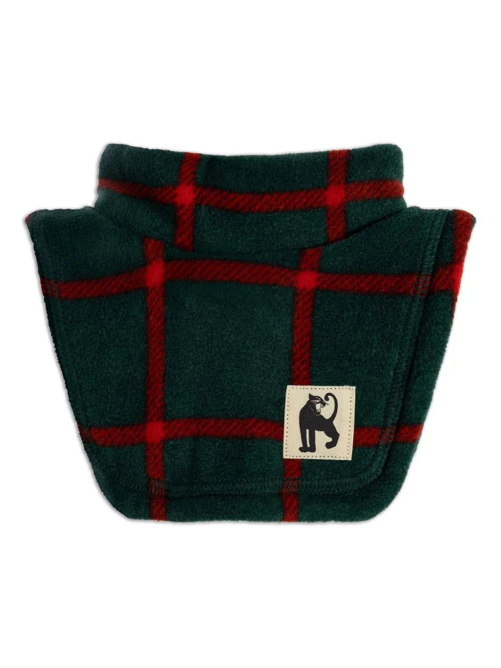 Mini Rodini plaid turtleneck scarf | Green | Image 1